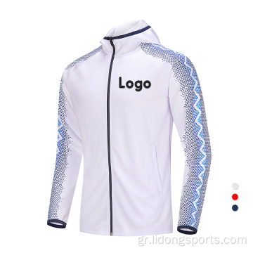 Χονδρικό μπλουζάκι Hoodies Sports Gym Mens κοστούμι τζόκινγκ